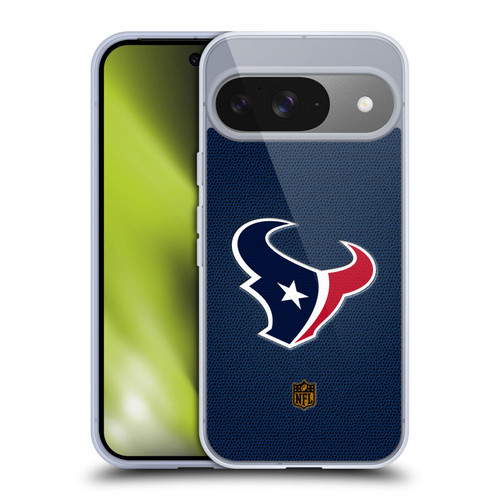 NFL Houston Texans Logo Football Soft Gel Case for Google Pixel 9 / Pixel 9 Pro