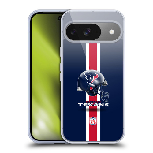 NFL Houston Texans Logo Helmet Soft Gel Case for Google Pixel 9 / Pixel 9 Pro