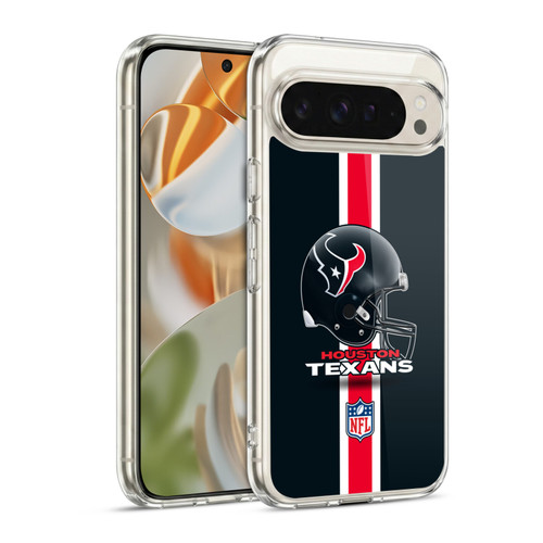 NFL Houston Texans Logo Helmet Soft Gel Case for Google Pixel 9 / Pixel 9 Pro