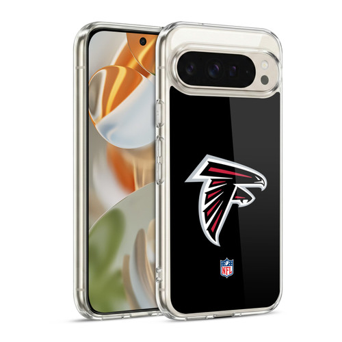 NFL Atlanta Falcons Logo Plain Soft Gel Case for Google Pixel 9 / Pixel 9 Pro