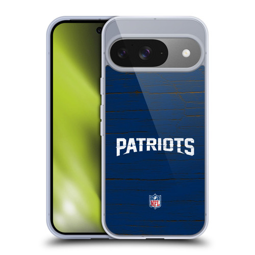 NFL New England Patriots Logo Distressed Look Soft Gel Case for Google Pixel 9 / Pixel 9 Pro