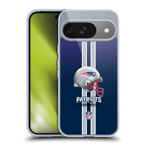 NFL New England Patriots Logo Helmet Soft Gel Case for Google Pixel 9 / Pixel 9 Pro