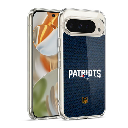 NFL New England Patriots Logo Football Soft Gel Case for Google Pixel 9 / Pixel 9 Pro