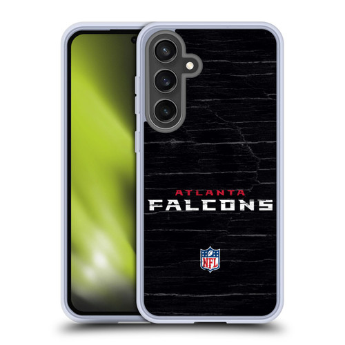NFL Atlanta Falcons Logo Distressed Look Soft Gel Case for Samsung Galaxy S24 FE