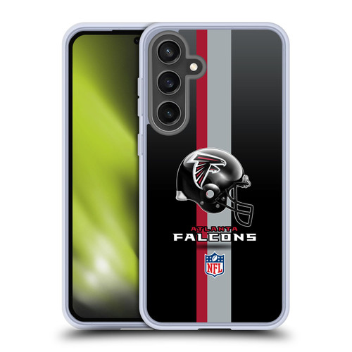 NFL Atlanta Falcons Logo Helmet Soft Gel Case for Samsung Galaxy S24 FE