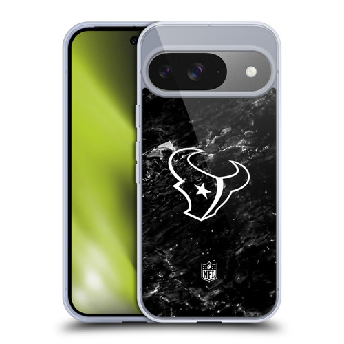 NFL Houston Texans Artwork Marble Soft Gel Case for Google Pixel 9 / Pixel 9 Pro
