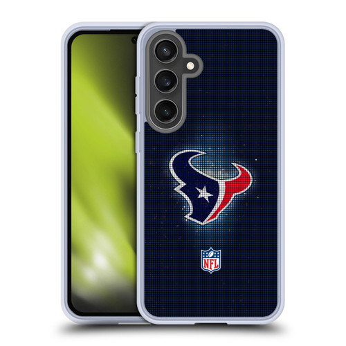 NFL Houston Texans Artwork LED Soft Gel Case for Samsung Galaxy S24 FE