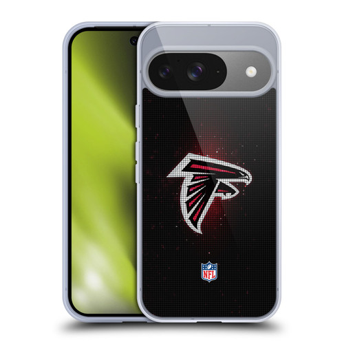 NFL Atlanta Falcons Artwork LED Soft Gel Case for Google Pixel 9 / Pixel 9 Pro