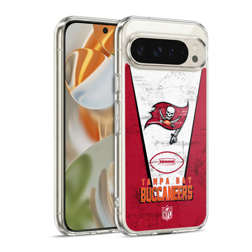 NFL Tampa Bay Buccaneers Logo Art Banner Soft Gel Case for Google Pixel 9 / Pixel 9 Pro