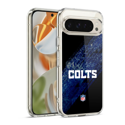 NFL Indianapolis Colts Logo Blur Soft Gel Case for Google Pixel 9 / Pixel 9 Pro
