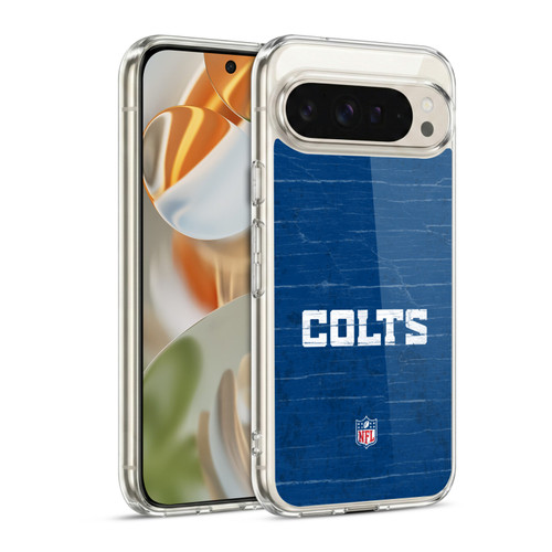 NFL Indianapolis Colts Logo Distressed Look Soft Gel Case for Google Pixel 9 / Pixel 9 Pro