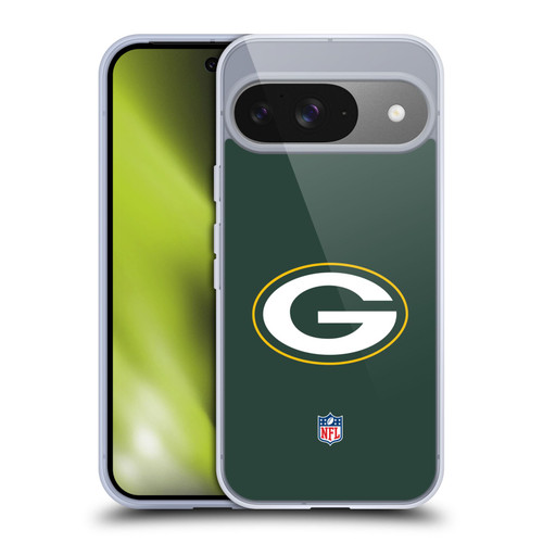 NFL Green Bay Packers Logo Plain Soft Gel Case for Google Pixel 9 / Pixel 9 Pro