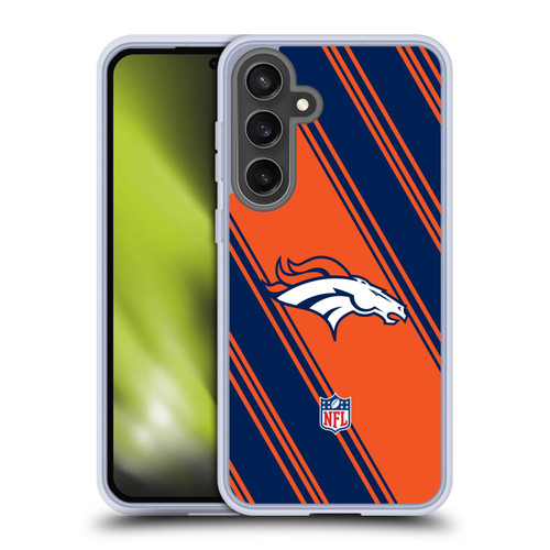 NFL Denver Broncos Artwork Stripes Soft Gel Case for Samsung Galaxy S24 FE NFL Denver Broncos Artwork Stripes Soft Gel Case for Samsung Galaxy S24 FE