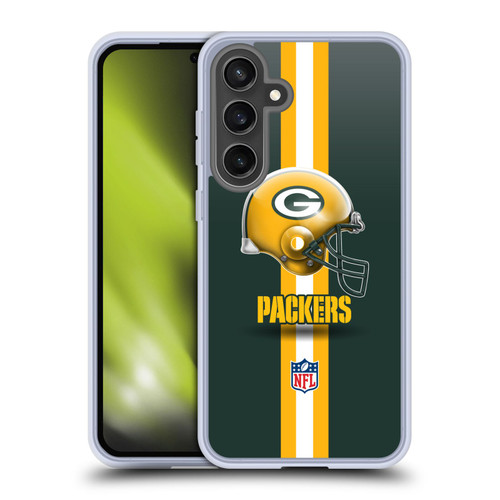 NFL Green Bay Packers Logo Helmet Soft Gel Case for Samsung Galaxy S24 FE
