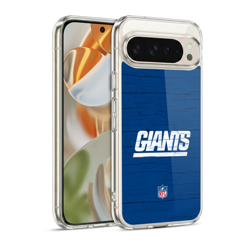 NFL New York Giants Logo Distressed Look Soft Gel Case for Google Pixel 9 / Pixel 9 Pro