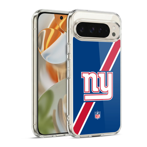 NFL New York Giants Logo Stripes Soft Gel Case for Google Pixel 9 / Pixel 9 Pro