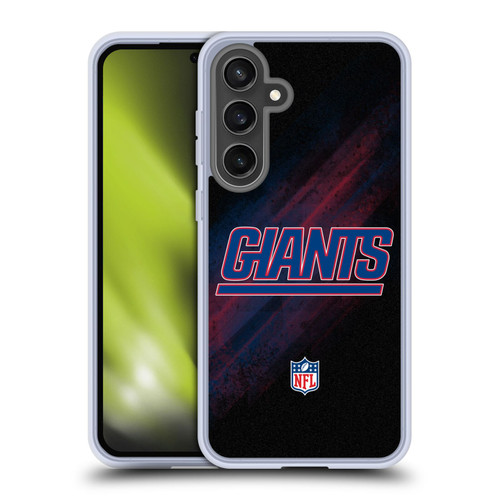 NFL New York Giants Logo Blur Soft Gel Case for Samsung Galaxy S24 FE