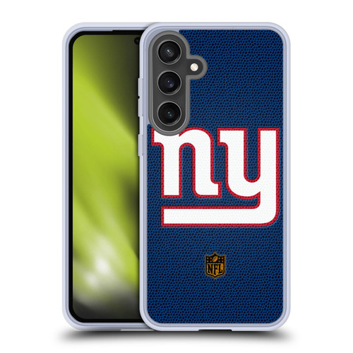 NFL New York Giants Logo Football Soft Gel Case for Samsung Galaxy S24 FE