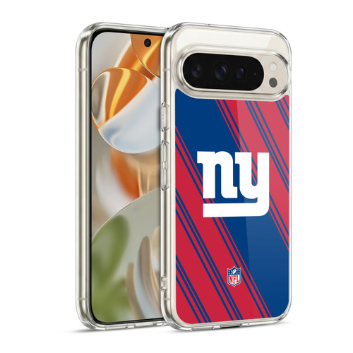 NFL New York Giants Artwork Stripes Soft Gel Case for Google Pixel 9 / Pixel 9 Pro