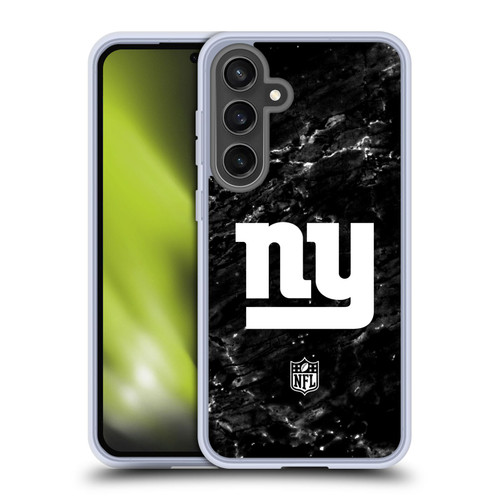 NFL New York Giants Artwork Marble Soft Gel Case for Samsung Galaxy S24 FE