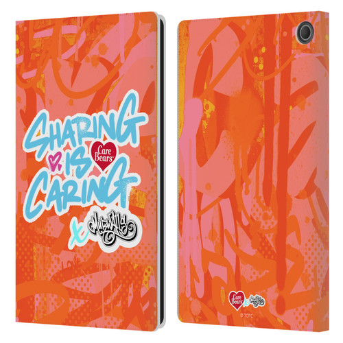 Care Bears Graffiti Collection by Murwalls Sharing Is Caring Leather Book Wallet Case Cover For Amazon Fire Max 11 2023
