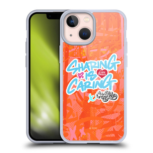 Care Bears Graffiti Collection by Murwalls Sharing Is Caring Soft Gel Case for Apple iPhone 13 Mini