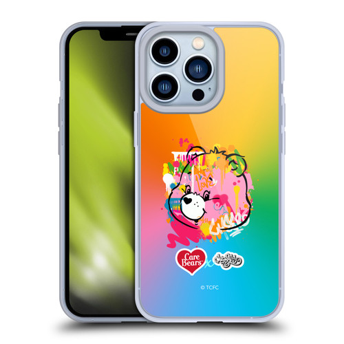 Care Bears Graffiti Collection by Murwalls Gradient Soft Gel Case for Apple iPhone 13 Pro