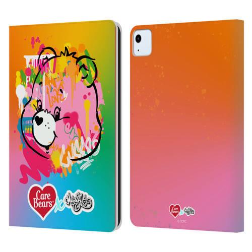 Care Bears Graffiti Collection by Murwalls Gradient Leather Book Wallet Case Cover For Apple iPad Air 11 2020/2022/2024