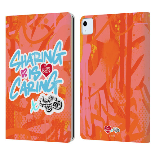 Care Bears Graffiti Collection by Murwalls Sharing Is Caring Leather Book Wallet Case Cover For Apple iPad Air 11 2020/2022/2024