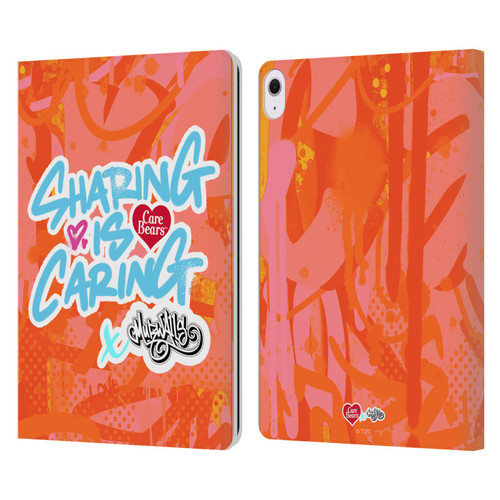 Care Bears Graffiti Collection by Murwalls Sharing Is Caring Leather Book Wallet Case Cover For Apple iPad Air 13 2024