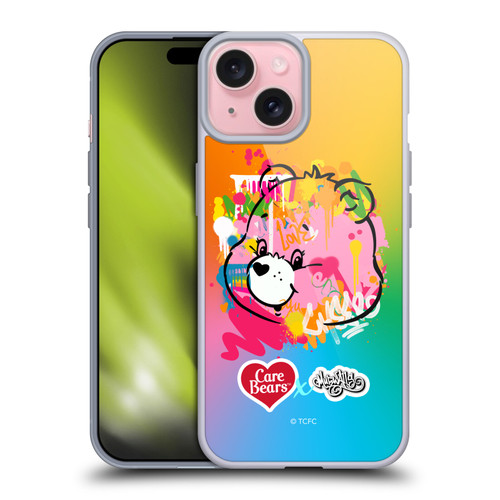 Care Bears Graffiti Collection by Murwalls Gradient Soft Gel Case for Apple iPhone 15