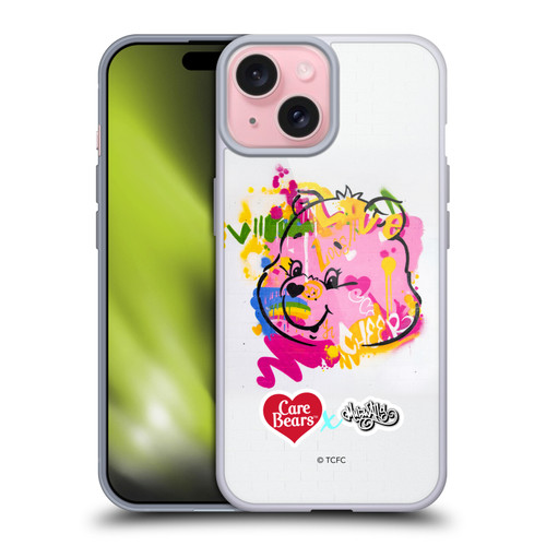 Care Bears Graffiti Collection by Murwalls Painted Soft Gel Case for Apple iPhone 15