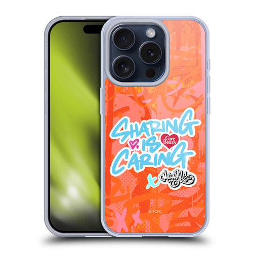 Care Bears Graffiti Collection by Murwalls Sharing Is Caring Soft Gel Case for Apple iPhone 15 Pro