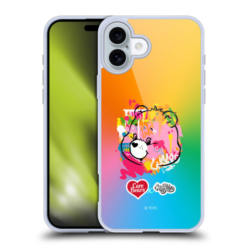 Care Bears Graffiti Collection by Murwalls Gradient Soft Gel Case for Apple iPhone 16 Plus