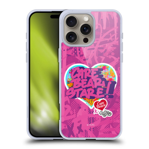 Care Bears Graffiti Collection by Murwalls Stare Soft Gel Case for Apple iPhone 16 Pro Max