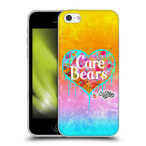 Care Bears Graffiti Collection by Murwalls Heart Tag Soft Gel Case for Apple iPhone 5c