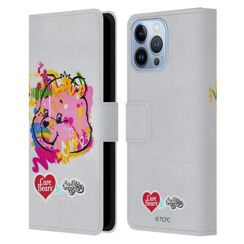 Care Bears Graffiti Collection by Murwalls Painted Leather Book Wallet Case Cover For Apple iPhone 13 Pro Max