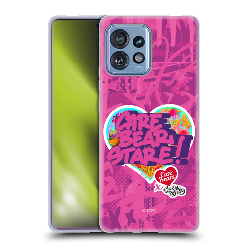 Care Bears Graffiti Collection by Murwalls Stare Soft Gel Case for Motorola Moto Edge 40 Pro/Plus 2023