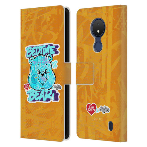 Care Bears Graffiti Collection by Murwalls Bedtime Leather Book Wallet Case Cover For Nokia C21