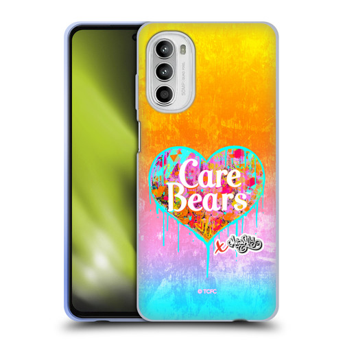 Care Bears Graffiti Collection by Murwalls Heart Tag Soft Gel Case for Motorola Moto G52
