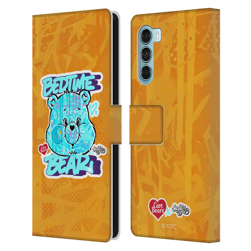 Care Bears Graffiti Collection by Murwalls Bedtime Leather Book Wallet Case Cover For Motorola Edge S30 / Moto G200 5G