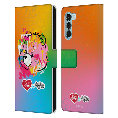 Care Bears Graffiti Collection by Murwalls Gradient Leather Book Wallet Case Cover For Motorola Edge S30 / Moto G200 5G
