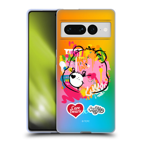 Care Bears Graffiti Collection by Murwalls Gradient Soft Gel Case for Google Pixel 7 Pro