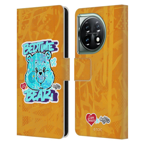 Care Bears Graffiti Collection by Murwalls Bedtime Leather Book Wallet Case Cover For OnePlus 11 5G