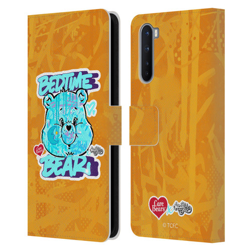 Care Bears Graffiti Collection by Murwalls Bedtime Leather Book Wallet Case Cover For OnePlus Nord 5G