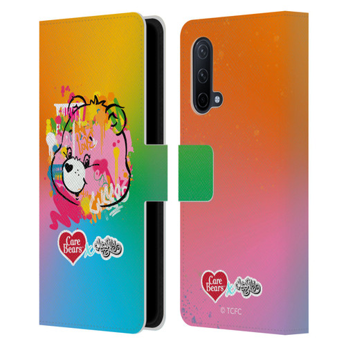 Care Bears Graffiti Collection by Murwalls Gradient Leather Book Wallet Case Cover For OnePlus Nord CE 5G