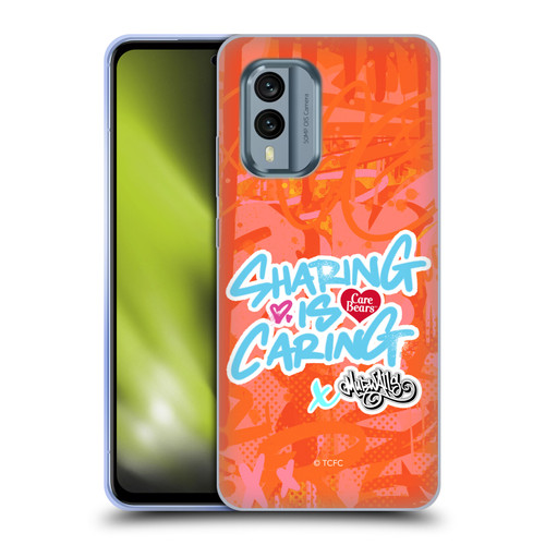 Care Bears Graffiti Collection by Murwalls Sharing Is Caring Soft Gel Case for Nokia X30