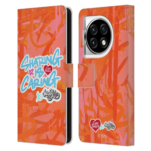 Care Bears Graffiti Collection by Murwalls Sharing Is Caring Leather Book Wallet Case Cover For OPPO OnePlus Ace 3 5G
