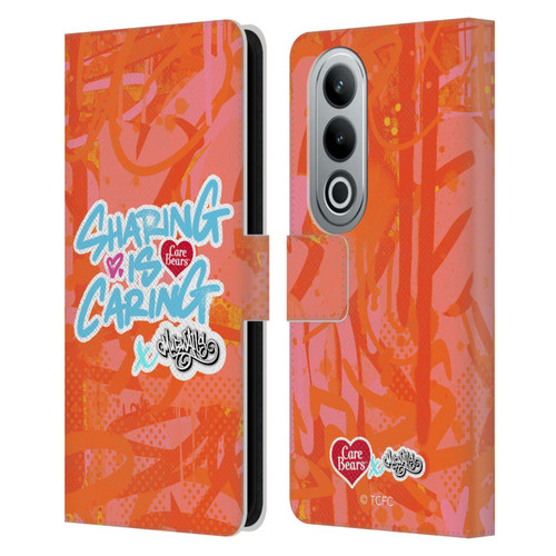 Care Bears Graffiti Collection by Murwalls Sharing Is Caring Leather Book Wallet Case Cover For OPPO OnePlus Ace 3V 5G