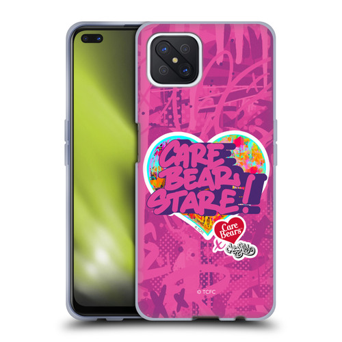Care Bears Graffiti Collection by Murwalls Stare Soft Gel Case for OPPO Reno4 Z 5G